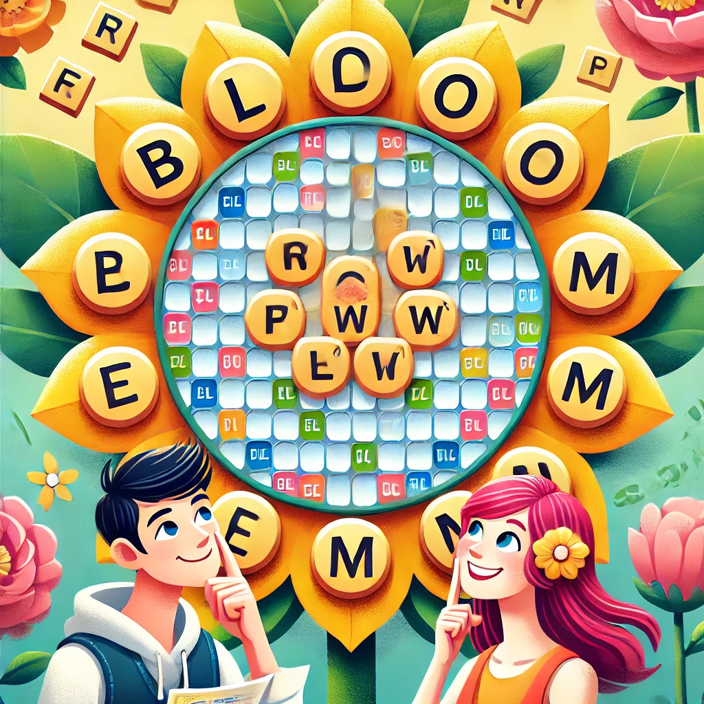 Blossom Word Game,